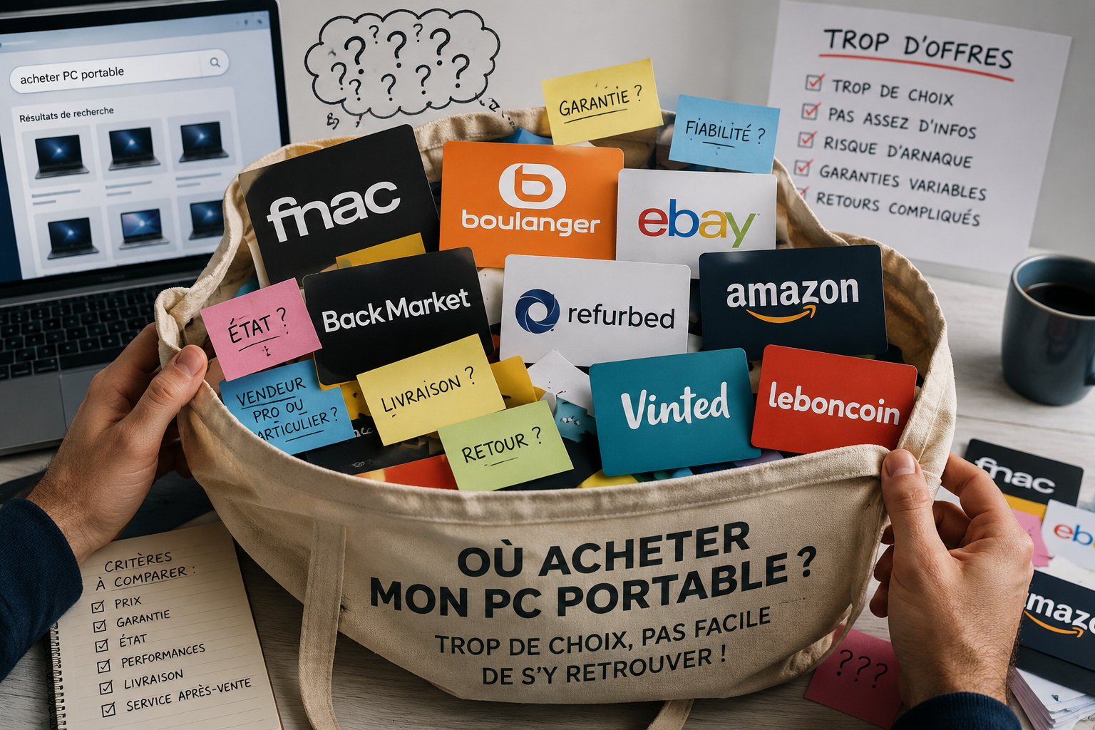 bazar vendeur PC