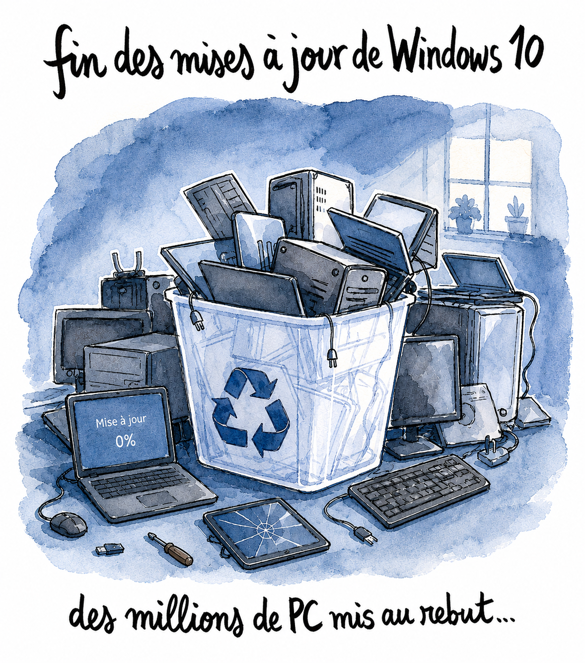 PC au rebut